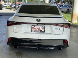 2022 Lexus IS 350 F SPORT 13173 Miles Ultra White 4D Sedan 3.5L V6 DOHC Dual VVT full