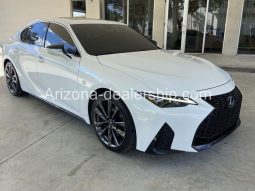 2022 Lexus IS 350 F SPORT 13173 Miles Ultra White 4D Sedan 3.5L V6 DOHC Dual VVT full