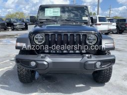 2022 Jeep Wrangler Unlimited Willys 24 Miles Black Clearcoat 4D Sport Utility 3. full