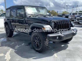 2022 Jeep Wrangler Unlimited Willys 24 Miles Black Clearcoat 4D Sport Utility 3.