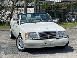 1995 MERCEDES E320 CABRIOLET BRABUS ONLY 48K MILES $79K ORIGINAL STICKER MINT full