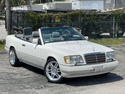 1995 MERCEDES E320 CABRIOLET BRABUS ONLY 48K MILES $79K ORIGINAL STICKER MINT full