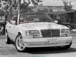 1995 MERCEDES E320 CABRIOLET BRABUS ONLY 48K MILES $79K ORIGINAL STICKER MINT full