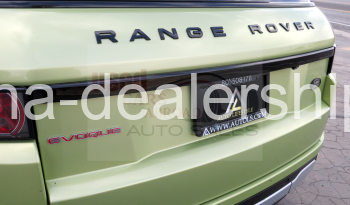 2012 Land Rover Range Rover Evoque Salvage Title Damaged Vehicle Priced To Sell! full