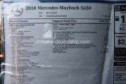 2018 Mercedes-Benz S-Class S 650 RWD full