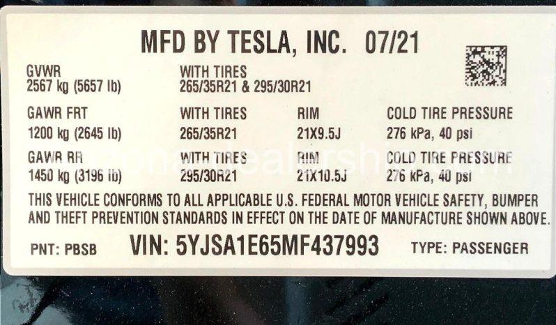 2021 Tesla Model S Plaid full