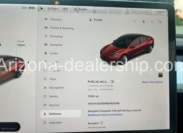 2021 Tesla Model 3 Long Range Sedan 4D full