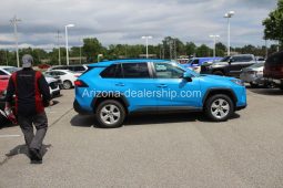 2021 Blue Toyota RAV4 XLE full