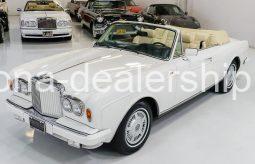 1989 Bentley Continental Convertible full