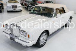 1989 Bentley Continental Convertible full